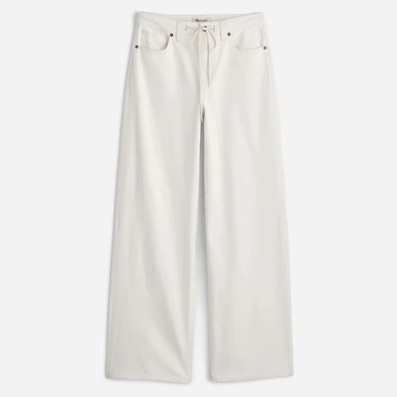 Madewell Superwide-Leg Jeans: Drawstring Edition - Picture 6 of 7